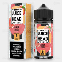 Juice Head Extra Freeze Guava Peach 100ml vape juice - 6mg bottle and box