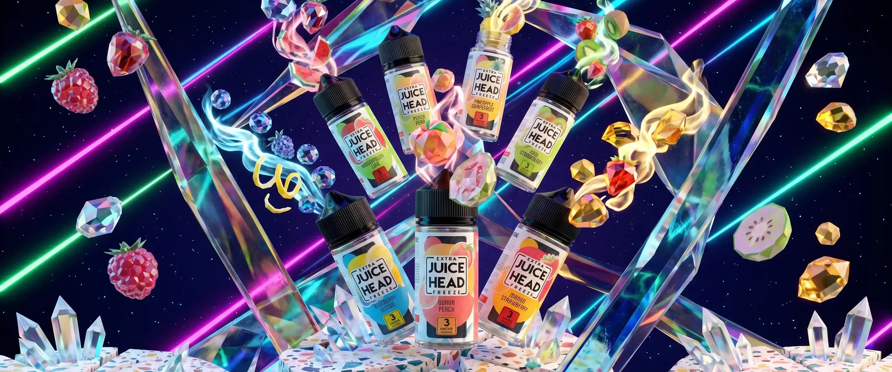 Juice Head Extra Freeze flavors 100ml vape juice - ICONA VAPE Pakistan