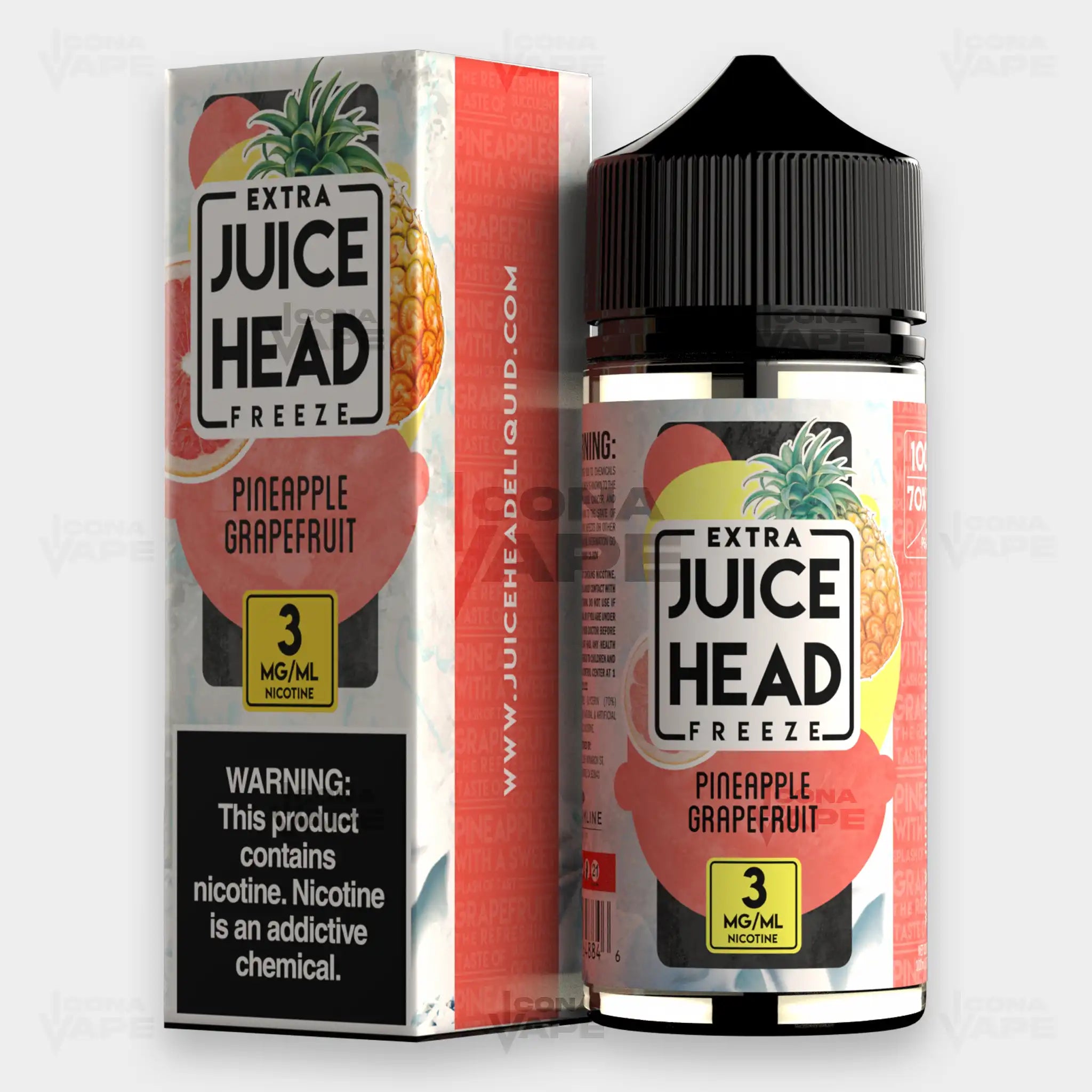 PINEAPPLE GRAPEFRUIT - JUICE HEAD EXTRA FREEZE - 100ML