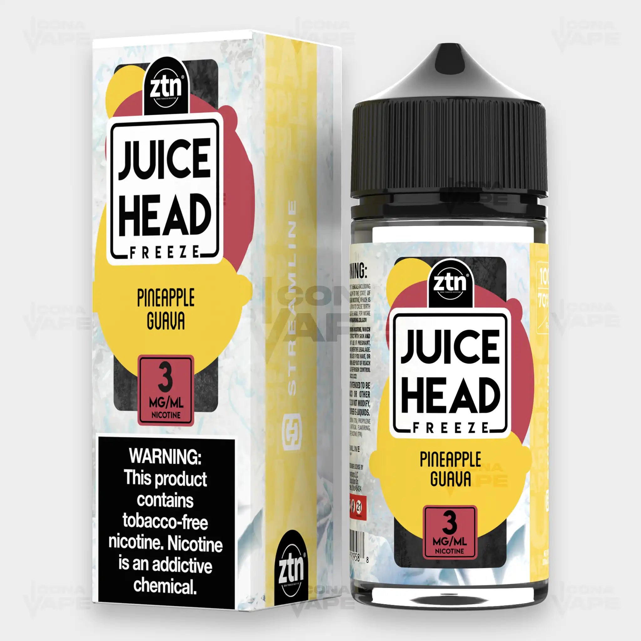 PINEAPPLE GUAVA - JUICE HEAD EXTRA FREEZE - 100ML