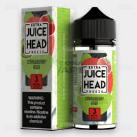 Juice Head Extra Freeze Strawberry Kiwi 100ml vape juice - 3mg bottle and box - ICONA VAPE Pakistan