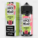Juice Head Extra Freeze Watermelon Lime 100ml vape juice - 0mg bottle and box