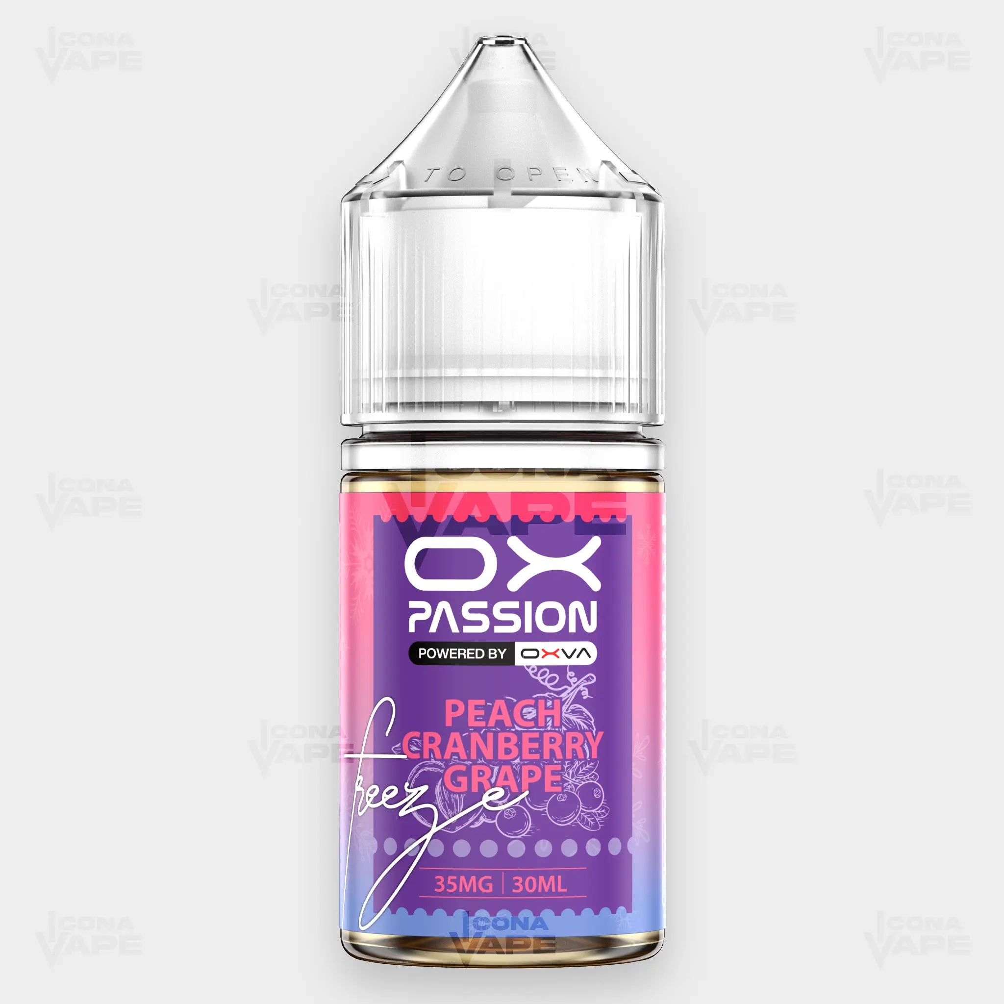 PEACH CRANBERRY GRAPE - OX PASSION - 30ML
