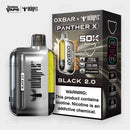 OXBAR x Dr Vapes Panther X 50K Black 2.0 disposable vape, dark silver device, 50000 puffs, Pakistan