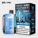 OXBAR x Dr Vapes Panther X 50K Blue Ice disposable vape, blue berry menthol, 50000 puffs, Pakistan