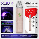 OXVA Xlim 4 pod kit in Silken Champagne Leather, 2A fast charging, Pakistan