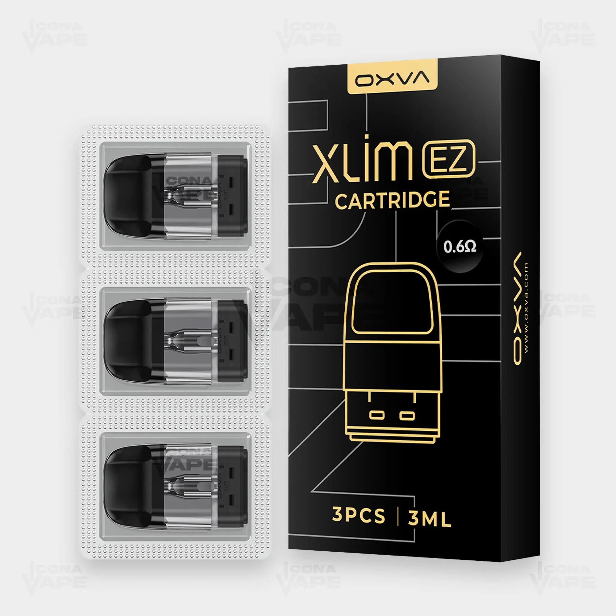 OXVA Xlim EZ cartridge 0.6ohm 3ml Pakistan balanced pod ICONA VAPE