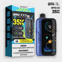 RUFPUF Ripper XXX Blue Razz Grape Lemon Ice 35K disposable vape