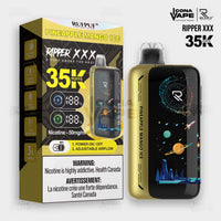 RUFPUF Ripper XXX Pineapple Mango Ice 35K vape with smart indicators