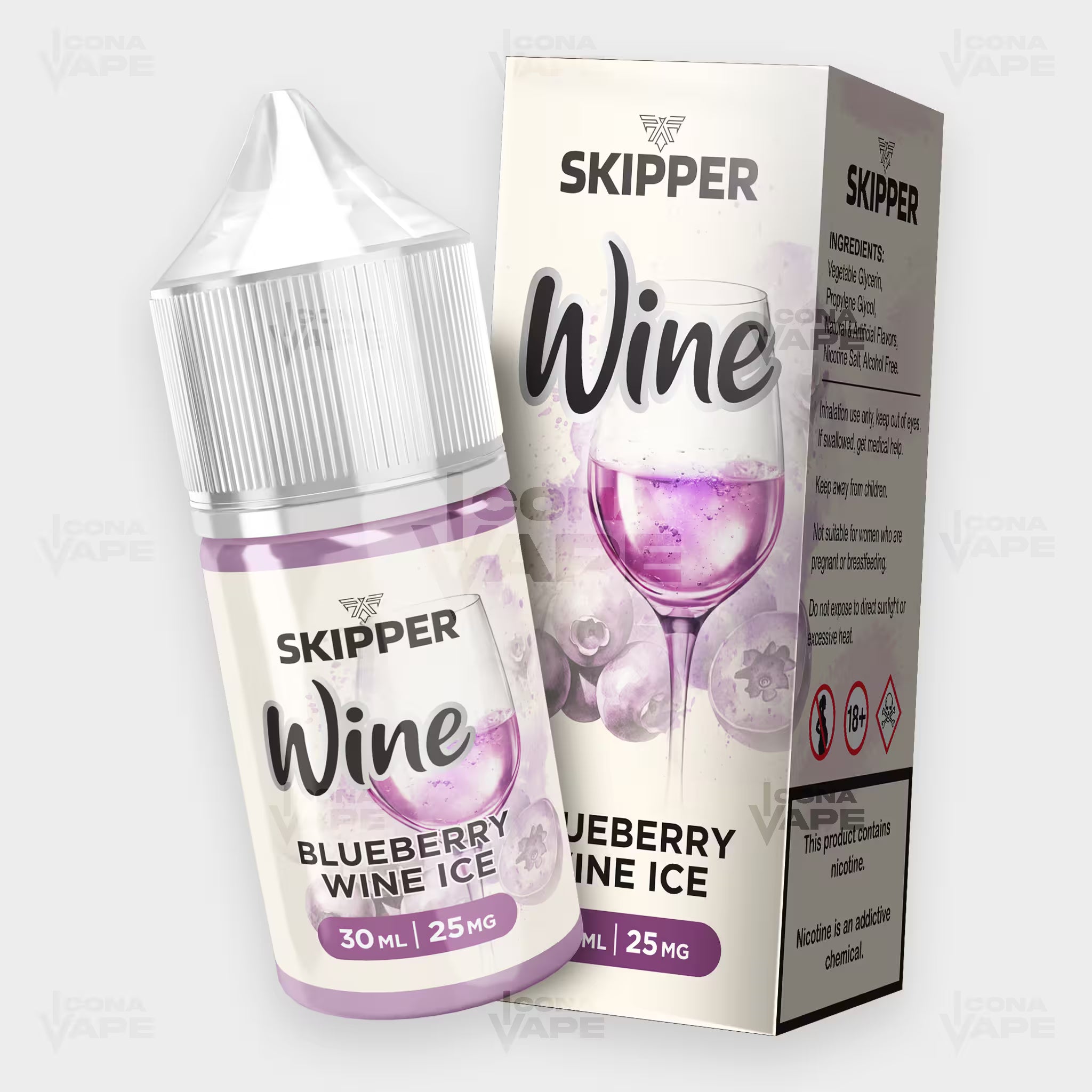 BLUEBERRY WINE ICE - SKIPPER WINE SERIES - 30ML