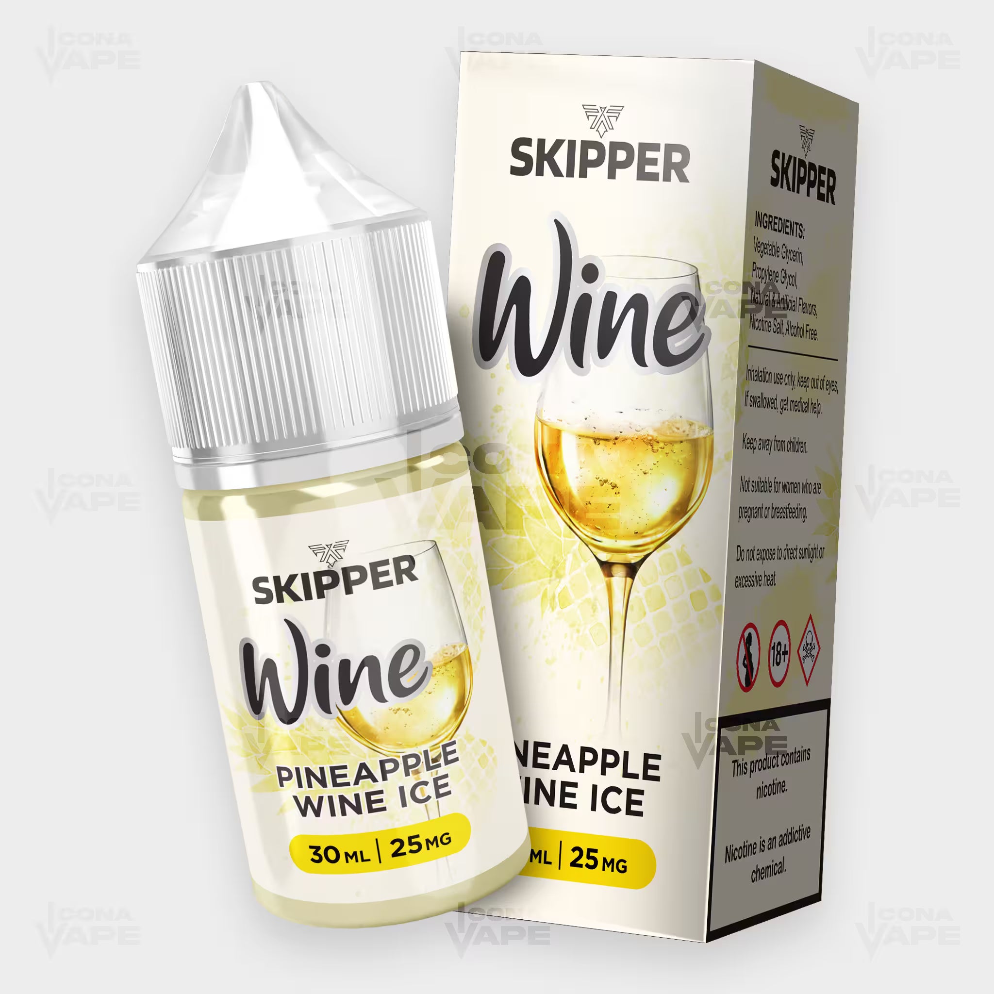 PINEAPPLE WINE ICE - SKIPPER WINE SERIES - 30ML