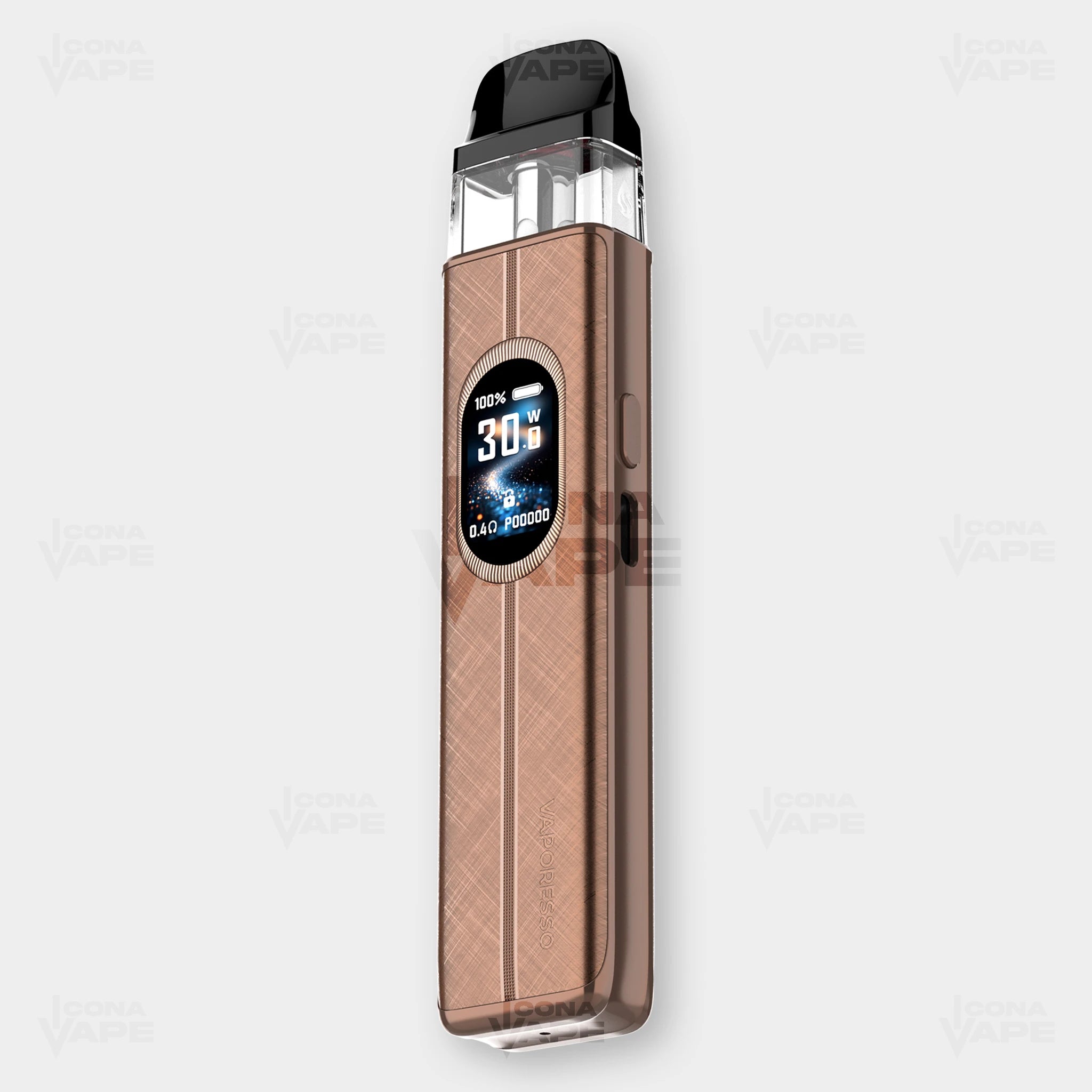 Vaporesso XROS 6 Silk Brown premium pod kit with 1800mAh battery and fast charging