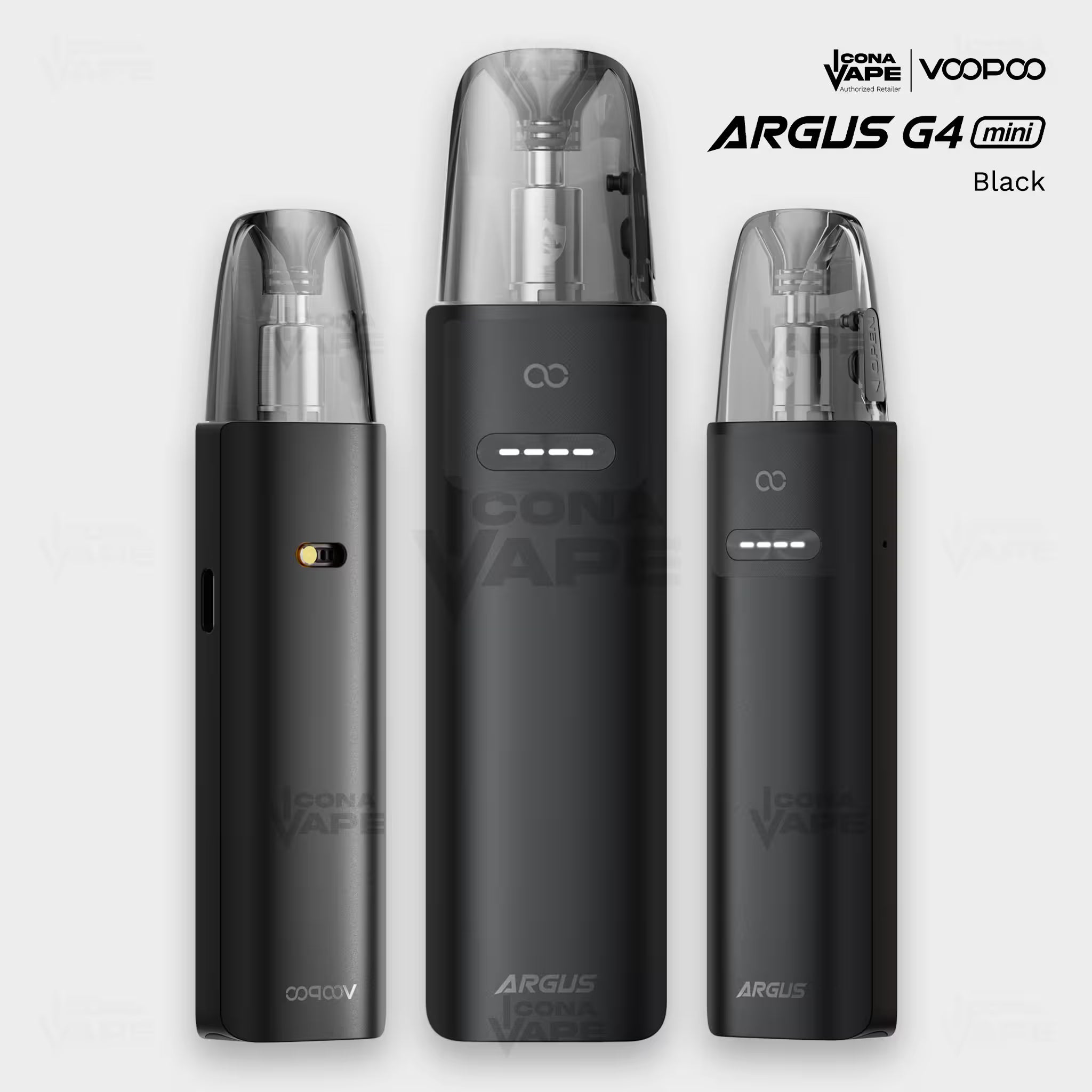 Voopoo Argus G4 Mini Black pod kit Pakistan, ICONA VAPE Gujranwala
