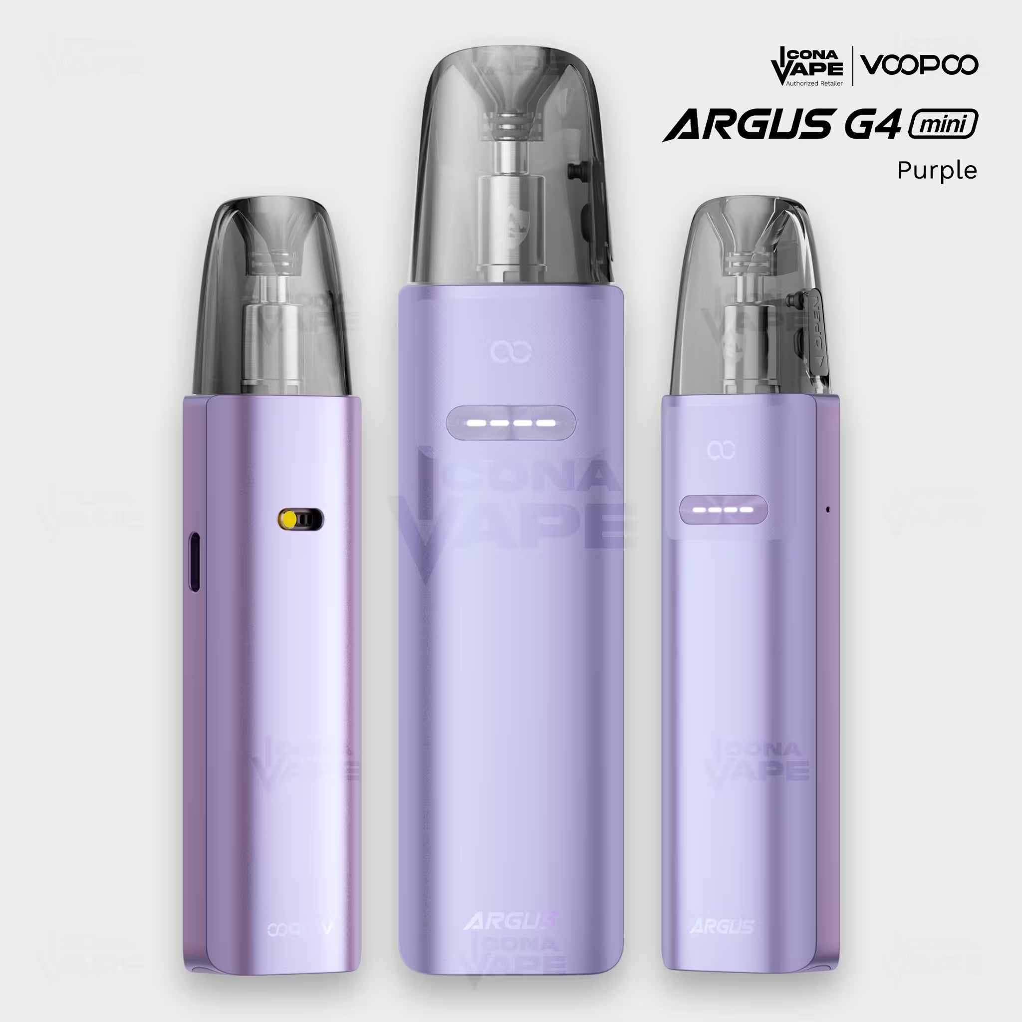 Voopoo Argus G4 Mini Purple pod kit Pakistan, ICONA VAPE