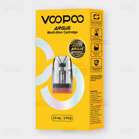 Voopoo Argus Multi-Ohm Cartridge box, 3.5mL pod 3-pack, authentic stock in Pakistan